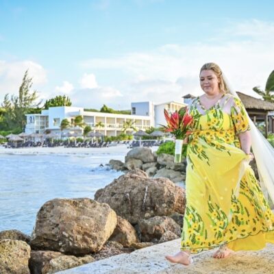 Sunflower wedding dress