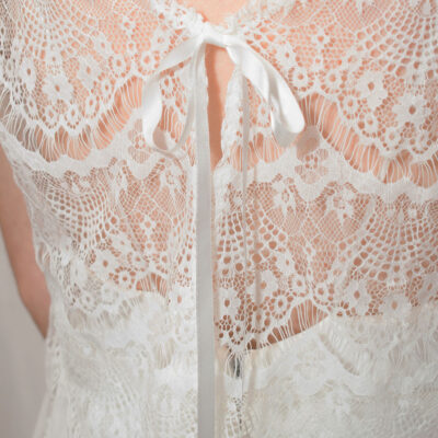 Delicate Guipure Lace Bridal Jacket